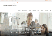 Tablet Screenshot of motivationfactor.com